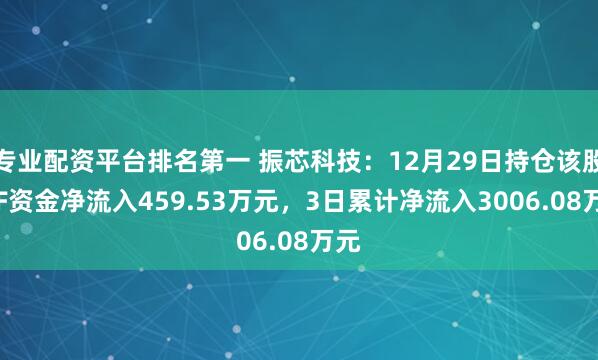 专业配资平台排名第一 振芯科技：12月29日持仓该股ETF资金净流入459.53万元，3日累计净流入3006.08万元